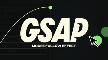 Create This Awesome Interactive Mouse Follow Effect using GSAP, React & TailwindCSS