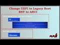 Change UEFI to Legacy boot - greyed out | RST to AHCI without reinstalling Windows 10