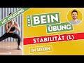 Bein Übung | Stabilität &amp; Kraft trainieren | besondere Ausführung mit Anleitung für Einsteiger [#28]