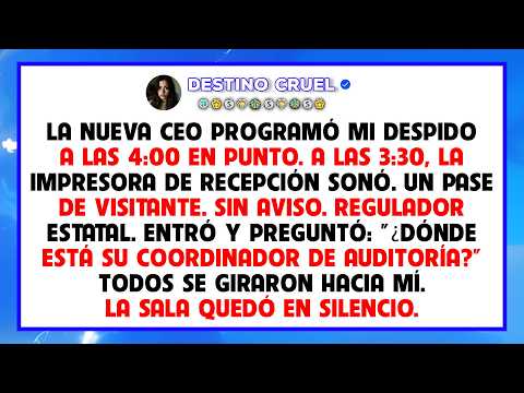 Programó mi despido a las 4:00 p. m., pero el gobierno tenía otros planes