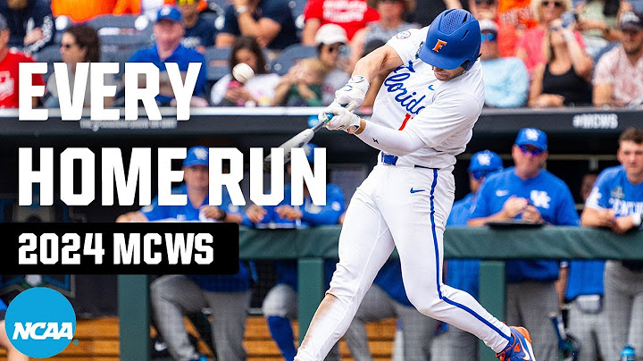 Every home run from the 2024 Men's College World Series