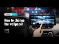 How to change the wallpaper on Roadanvi HS-X12 Series