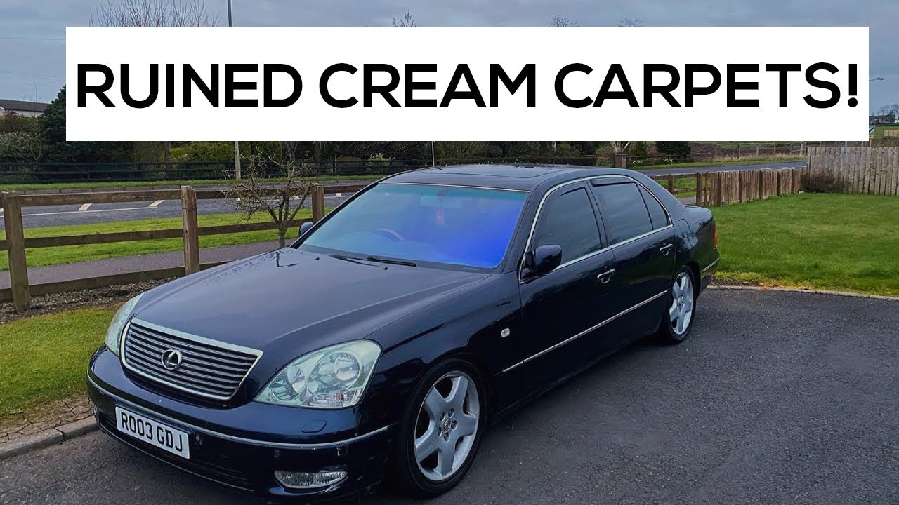 Cleaning A Ruined LS430 Cream Carpet