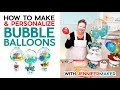 Easy Bubble Balloon Tutorial + How to Vinyl Balloons with a Cricut!
