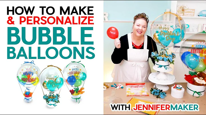 Easy Bubble Balloon Tutorial + How to Vinyl Balloo...
