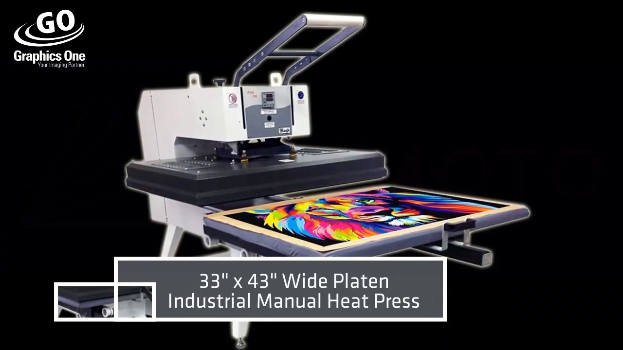 Mogk PTM110 Manual PullOut Drawer Heat Press YouTube