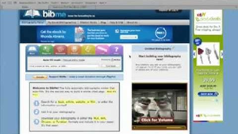 How to use BibMe.org