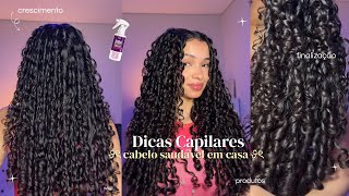 Como ter um cabelo longo e saudável em casa✨💌