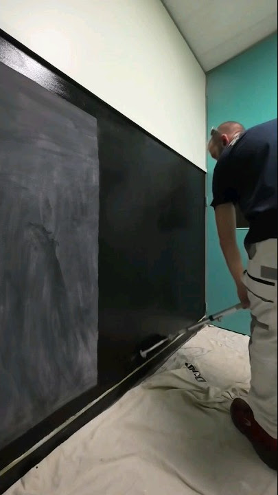 chalk board paint #chalk #chalkboard #chalkboardpaint #satisfying #paintingtechniques #diy