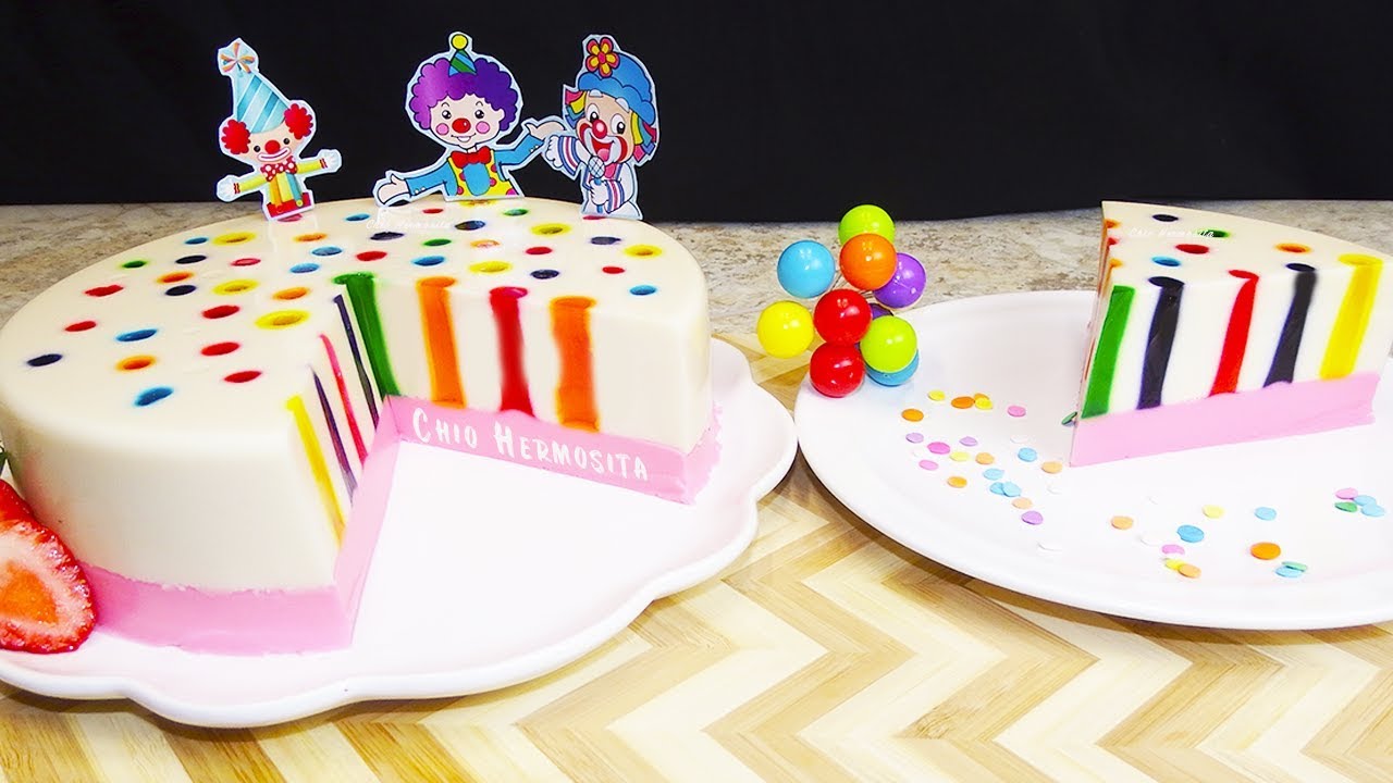Gelatina fiesta 🎈🎊🎈🎉🤹🏼‍♀🍡🤡🌈 confetti | con popotes