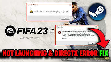 FIFA 23 Not Launching & DirectX Error Fix in 4 mins ✅!!!
