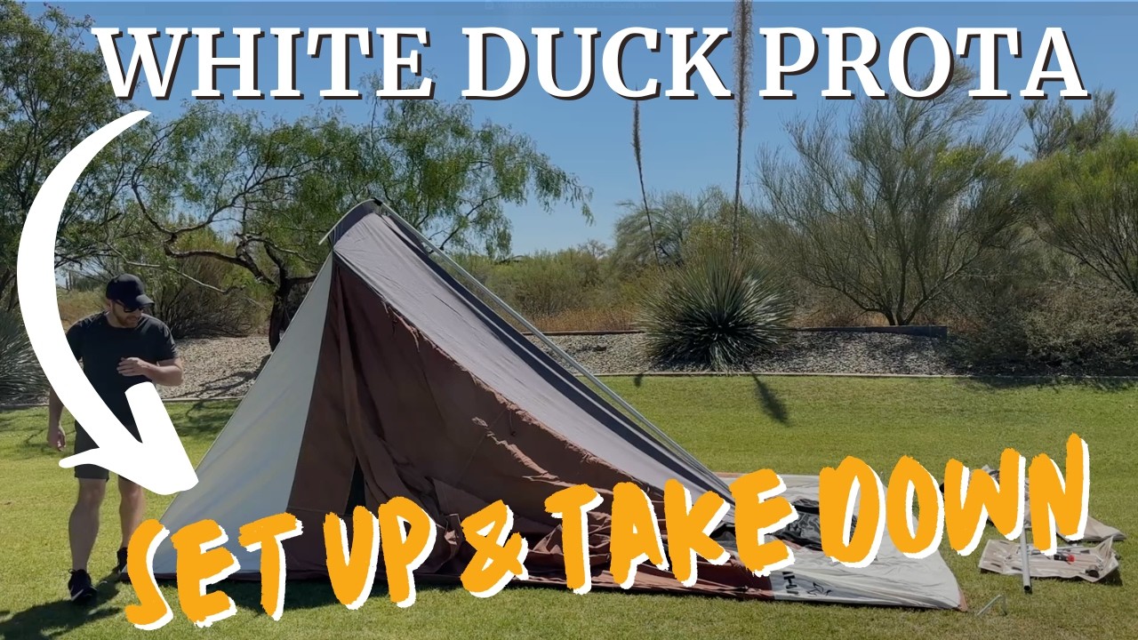 White Duck Prota Canvas Tent: Full Setup and Takedown Guide - YouTube