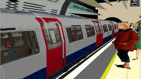 openBVE - 1972MkII Stock Departing Lambeth North