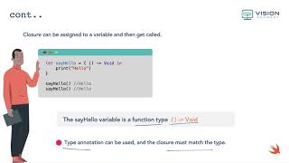 CH7-2- Closure Expressions | تطوير التطبيقات | لغة سوفت | Swift Programming screenshot 1