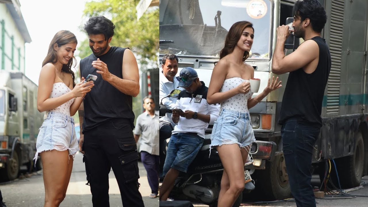Malang Star Cast Disha Patani And Aditya Roy Kapur Spotted At Filmcity