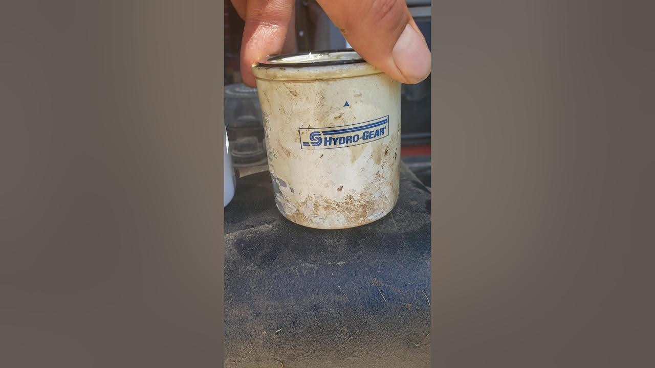 Gravely zt 60HD hydraulic fluid change YouTube