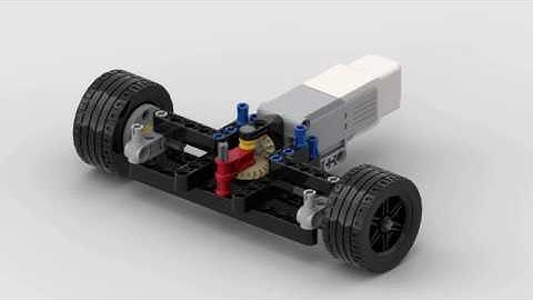 WebGuru steering mechanism for Lego Mindstorms - build instructions