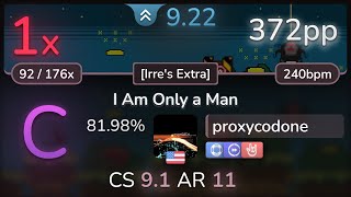 9.2⭐ proxycodone | Disasterpeace - I Am Only a Man [Irre's Extra] +NFDTHR 81.98% (372pp 1❌) - osu!