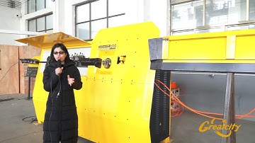 R8 cnc rebar stirrup bending machine detailed introduction