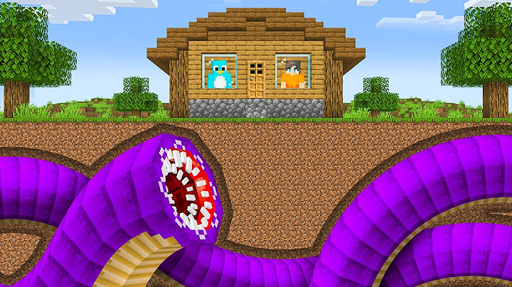 How To Build A Working House Eater Worm in Minecraft
