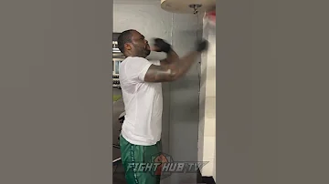 50 Cent shows off speed bag skills in first day back training