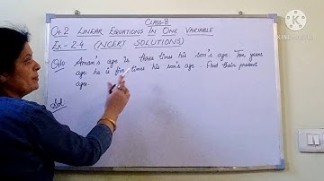 Class8 chapter 2 Linear Equations in One Variable ex 2.4 Q No. 9, 10 ( NCERT Solutions)