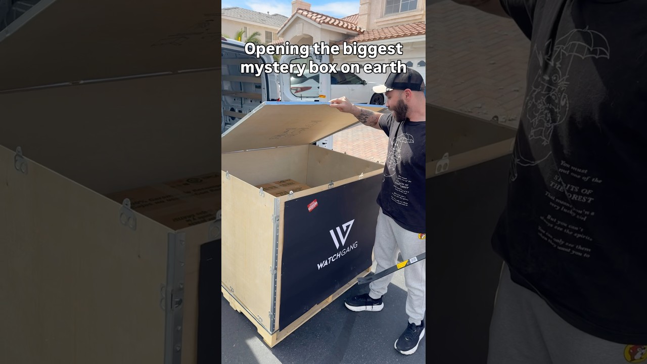 The worlds largest mystery box @WatchGang