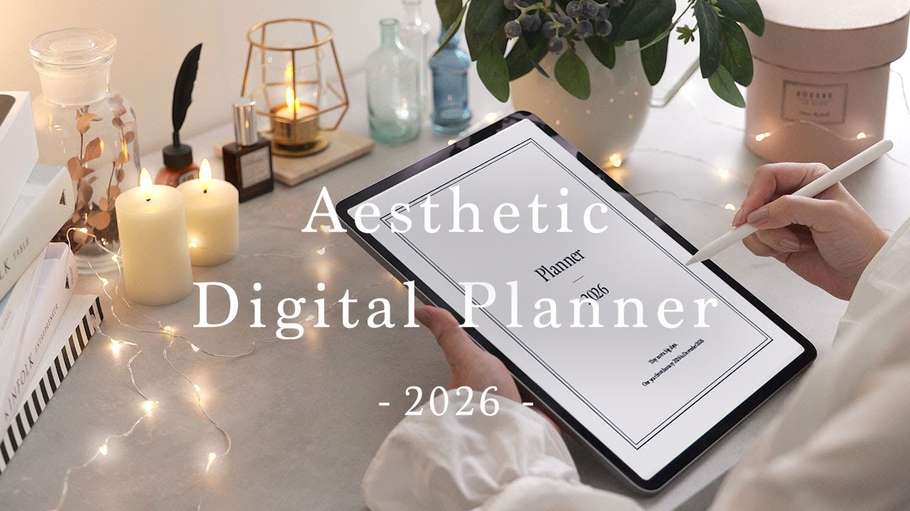 Цифровой планнер 2026｜Для iPad & Goodnotes｜Комфортный дизайн и функциональность в одном