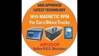 PUC MACHINE : DIESEL ONLINE PUC TESTING ON  AIRVISOR MAKE DIESEL SMOKE METER MODEL AVS100 screenshot 5