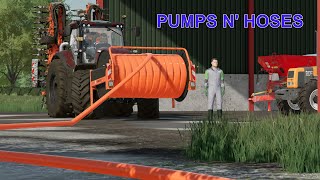 HOW TO PUMP UMBILICAL SLURRY REALISTICALLY - FS22 - PUMPS And HOSES DLC - BUCKLAND FARM