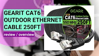 Review: GearIT Cat6 Outdoor Ethernet Cable - Durable & High-Speed Networking Solution