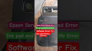 Epson l130 Resetter || Epson l130 adjustment program #l130 | Reset | l130 red light fix #shorts
