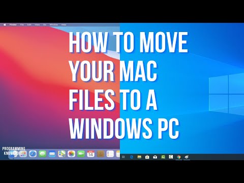 Video: Hvordan konverterer jeg Apple-filer til Windows?