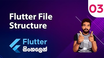 Flutter Sinhala Tutorial #3 - Flutter File Structure