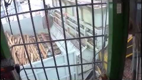 Transportable IEM Rotary Debarker and Chipper Infeed System