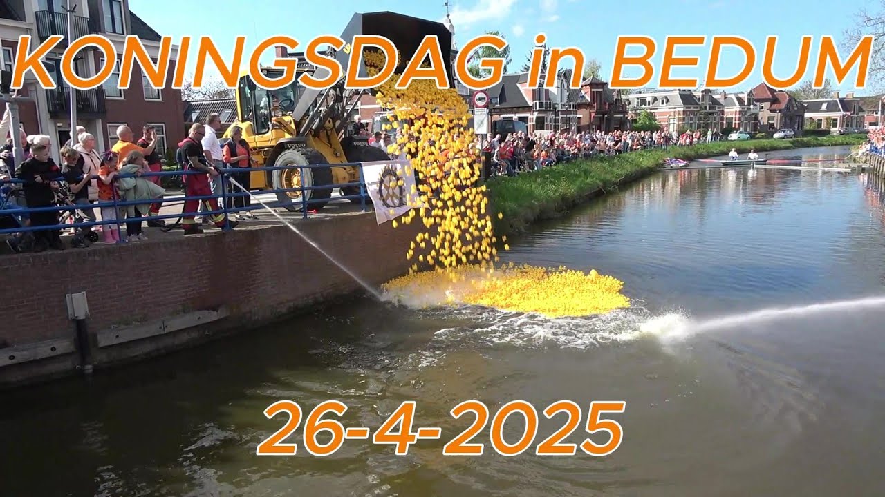 Bedum. KONINGSDAG.26-4-2025.