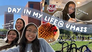 COLLEGE DAY IN MY LIFE ✏️💌 UMass Amherst