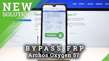 How to Unlock FRP in Archos Oxygen 57 - Skip Google Verification