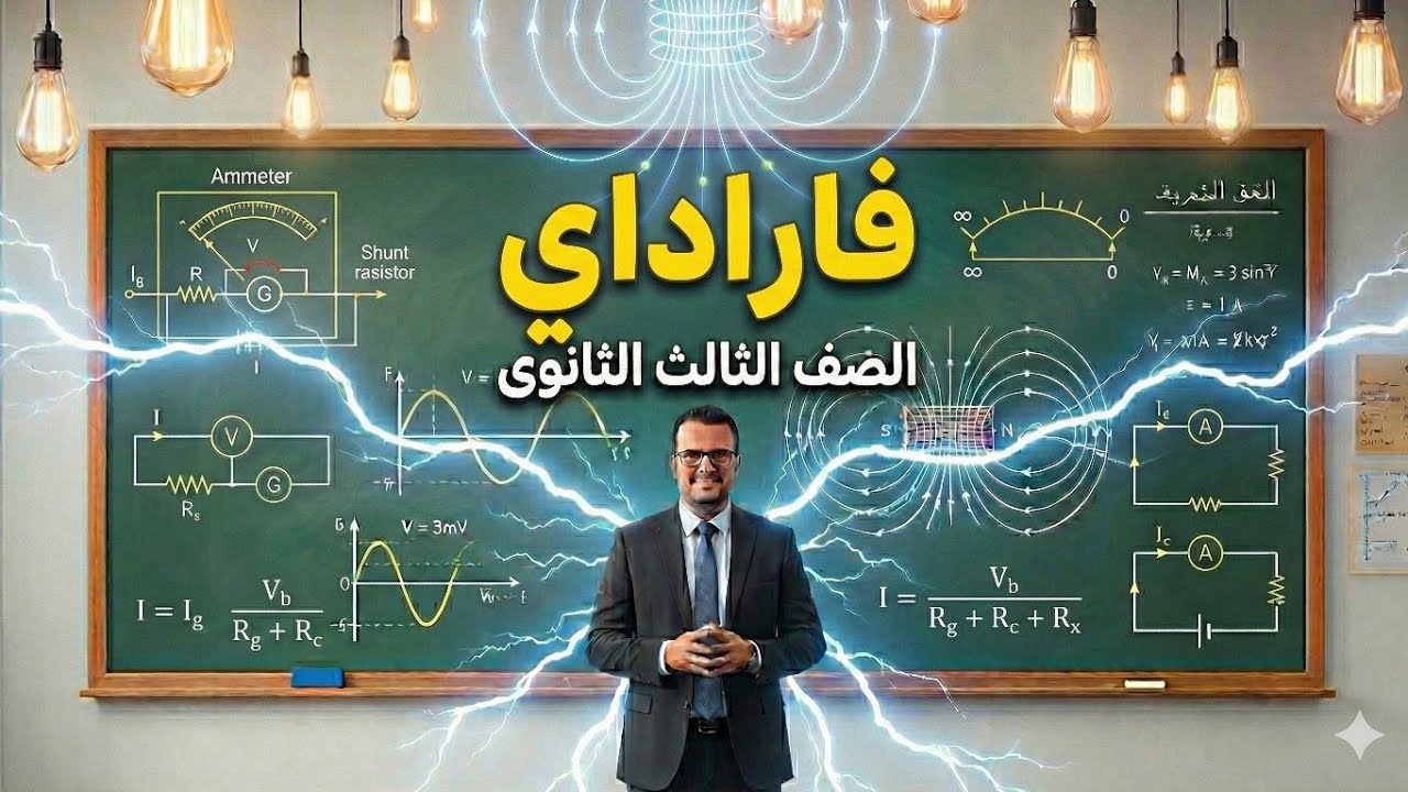 قانون فاراداى الباب الثالث الصف الثالث الثانوى