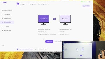 How to Use Rapoo MT760L Cross-Screen Switching Function