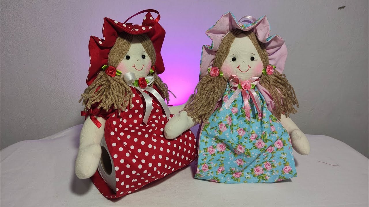 Ganhe dinheiro fazendo essa linda boneca porta papel higiênico, fácil!