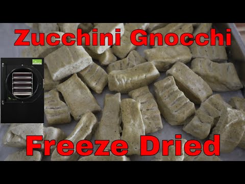 Delicious Freeze Dried Zucchini Gnocchi Recipe! #zucchinignocchi #zucchinirecipes #zucchinipasta