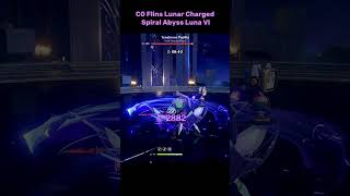 Second half 12-3 C0 Flins Lunar Charged Spiral Abyss Luna 6 #flins #spiralabyss #genshinimpact