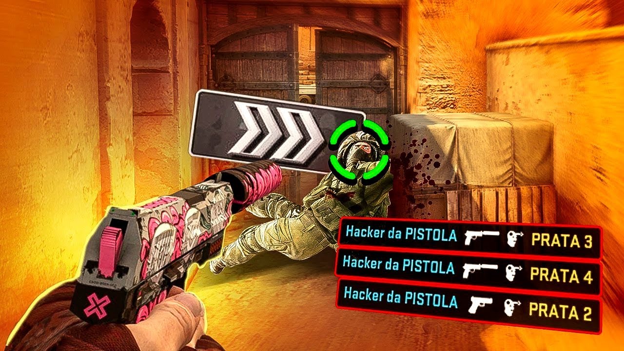 Um GLOBAL jogando SÓ de USP e GLOCK no PRATA, qual foi a REAÇAO deles?
