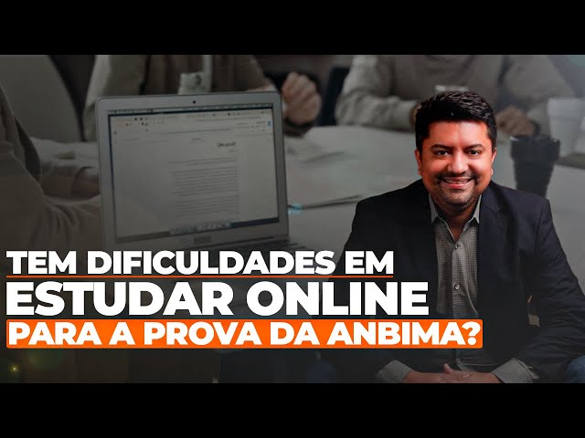 Estude online para a Certificação Anbima