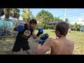 MIGHTY MOUSE "VS." YOUNG ATLANTA BOXER
