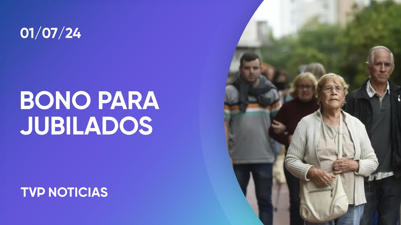 Nuevo bono de $70 mil para jubilados y pensionados - YouTube