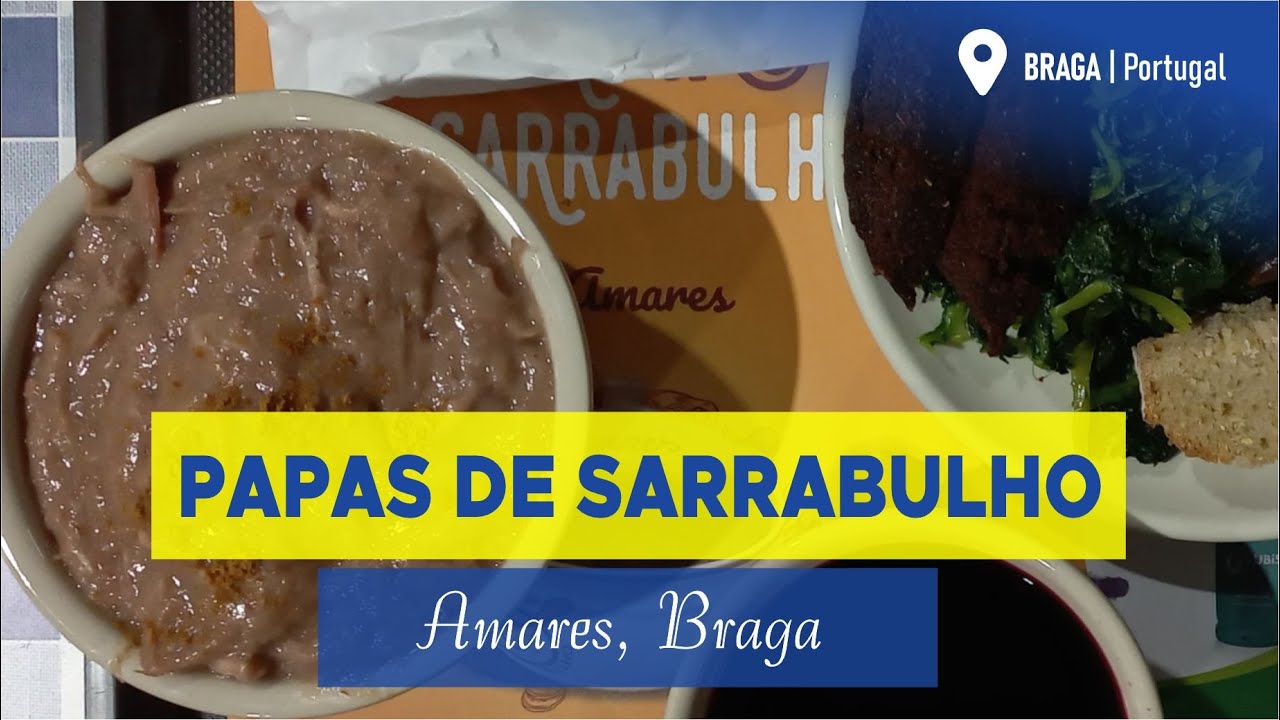 CONHEÇA E EXPERIMENTE PAPAS DE SARRABULHO, EM BRAGA Provamos o prato típico da culinária portuguesa.