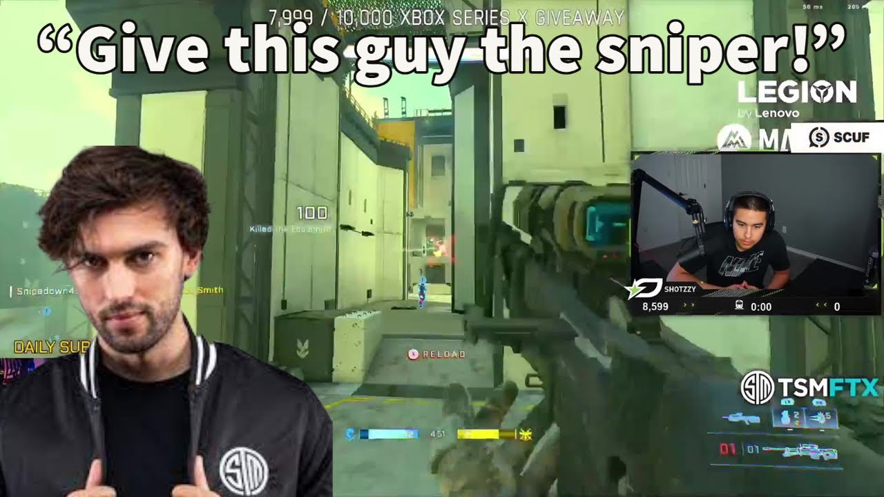 OpTic Shotzzy Was Impressed With Snip3down's SNIPES In The Raleigh Qualifier!!