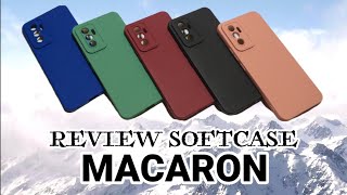 Promo Paket 2in1 Case POCO F5 5G Premium Slim Matte Softcase Macaron List Warna Bonus Tempered Glass Layar
